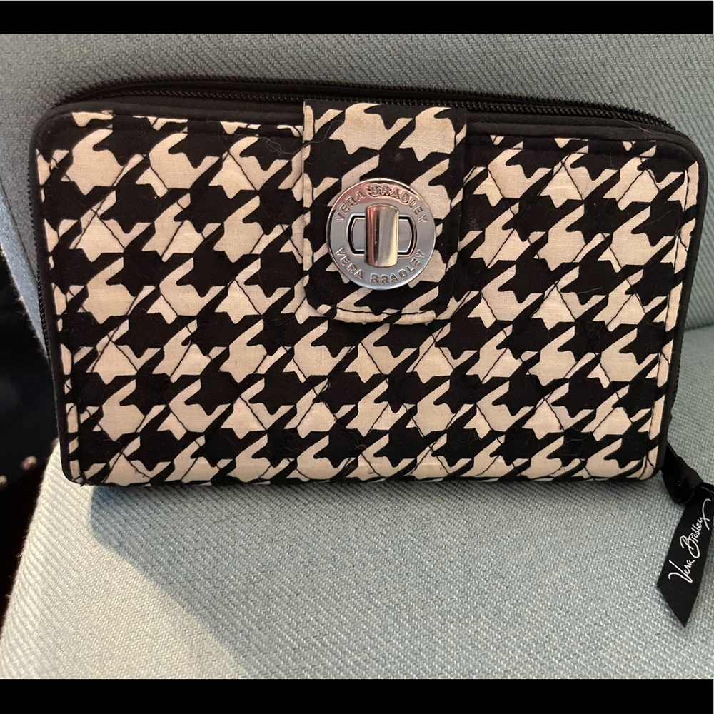 Vera Bradley Houndstooth Clutch Wallet